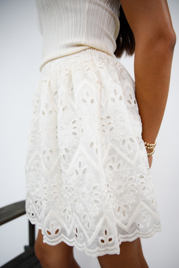 All in Good Time Eyelet Skirt *Final Sale*