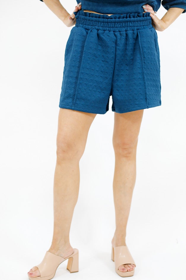Luxe Lounge Textured Knit Shorts- Fashionable and Practical *Final Sale*