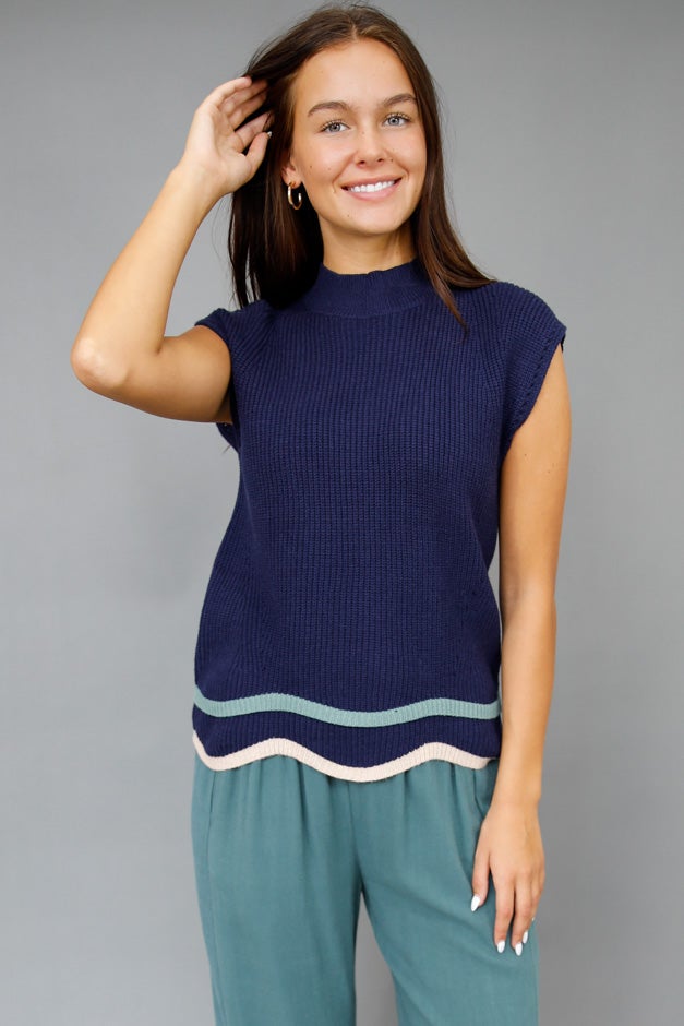 Harvest Wave Knit Top