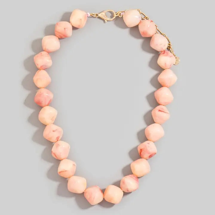 Marble Moment Beaded Necklace