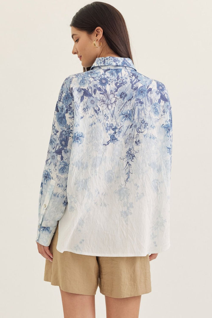 Garden Stroll Button Down Top