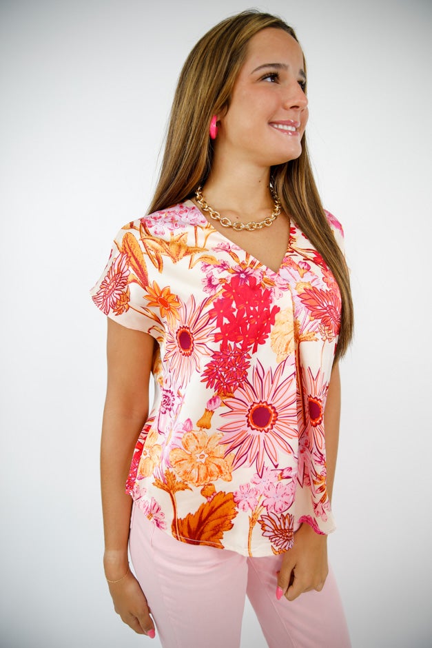 Island Botanica Satin Blouse
