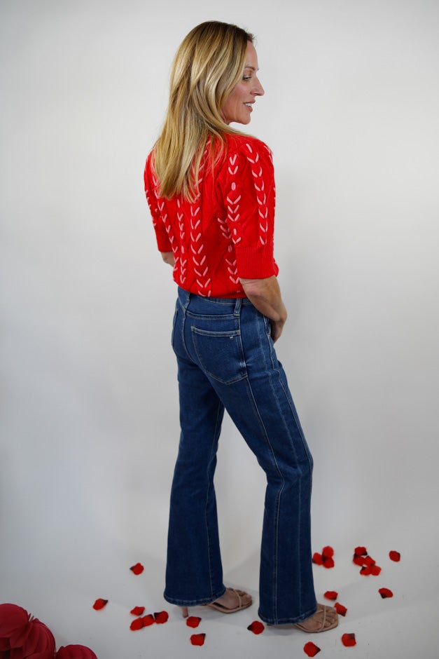 Soft Structure Cable Knit Top