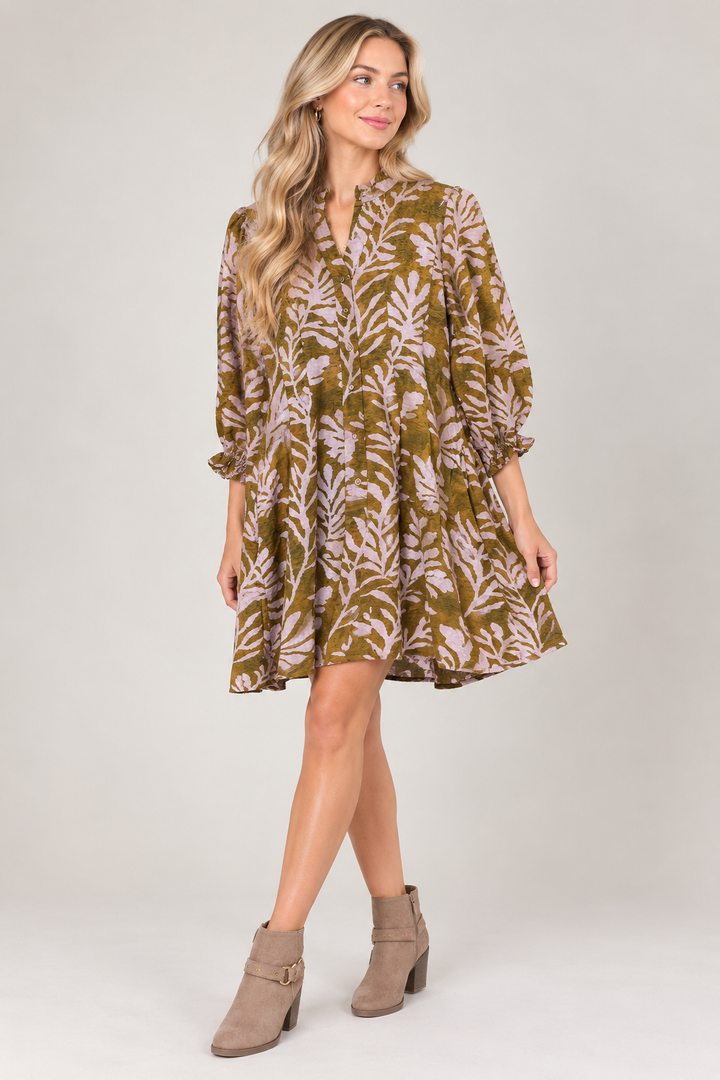 Wander Free Print Dress