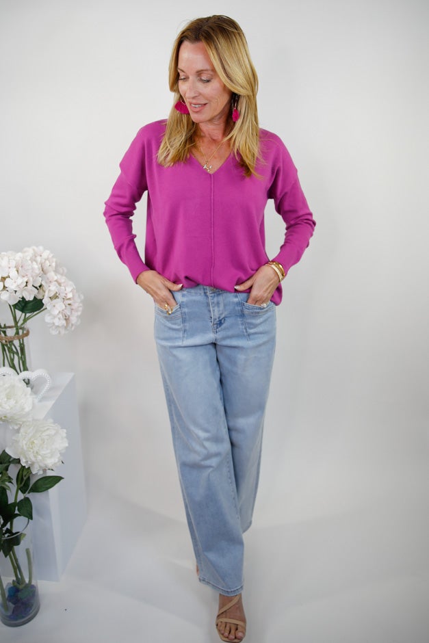 Cozy Up V Neck Sweater