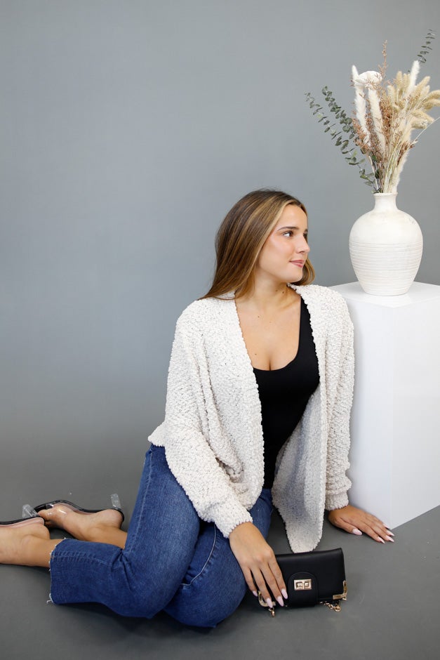Snuggle Season Popcorn Cardigan *Final Sale*