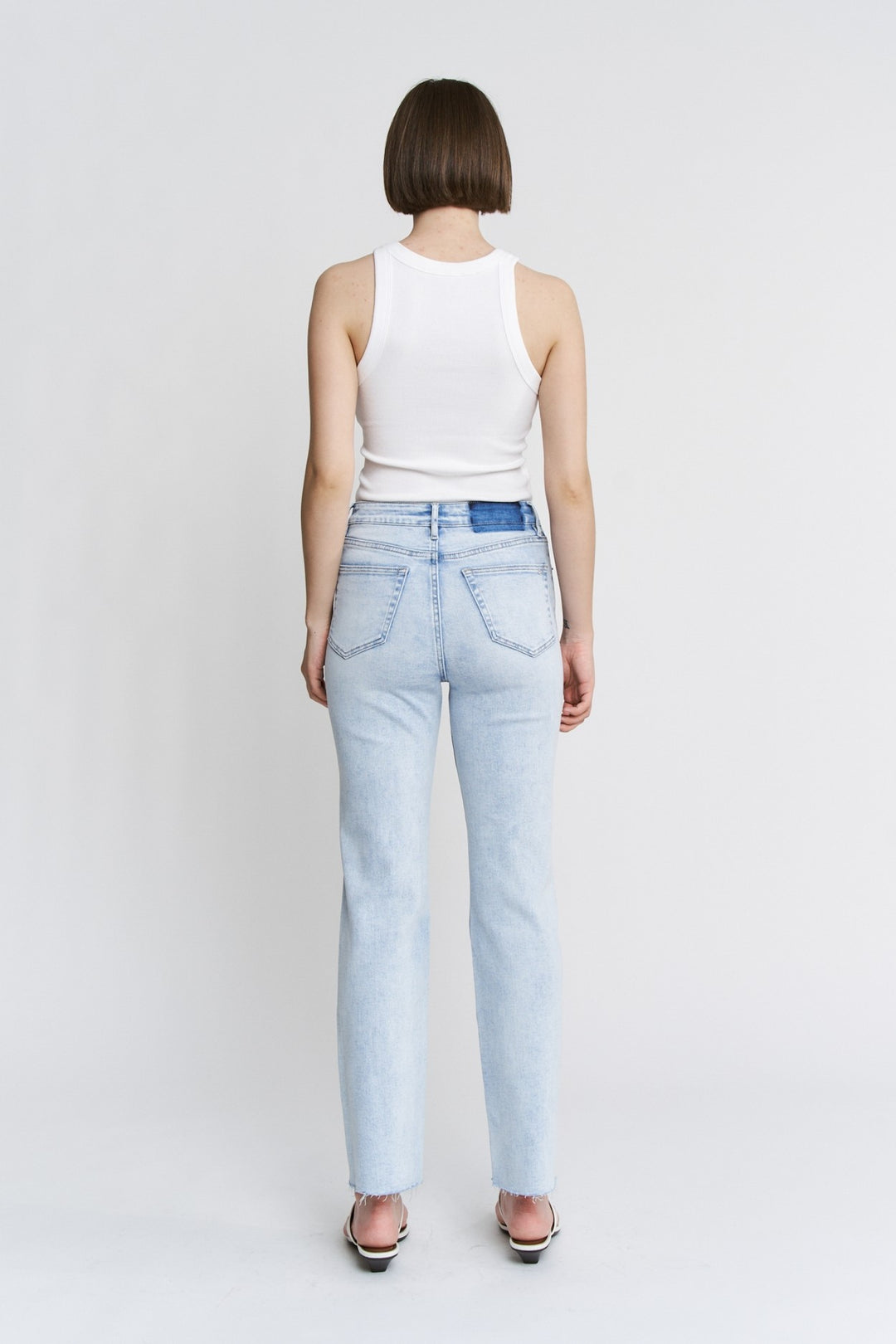Cut It Close Raw Hem Jeans