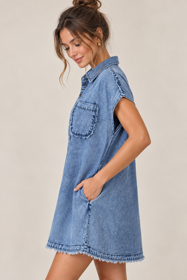 Denim Darling Shirt Dress
