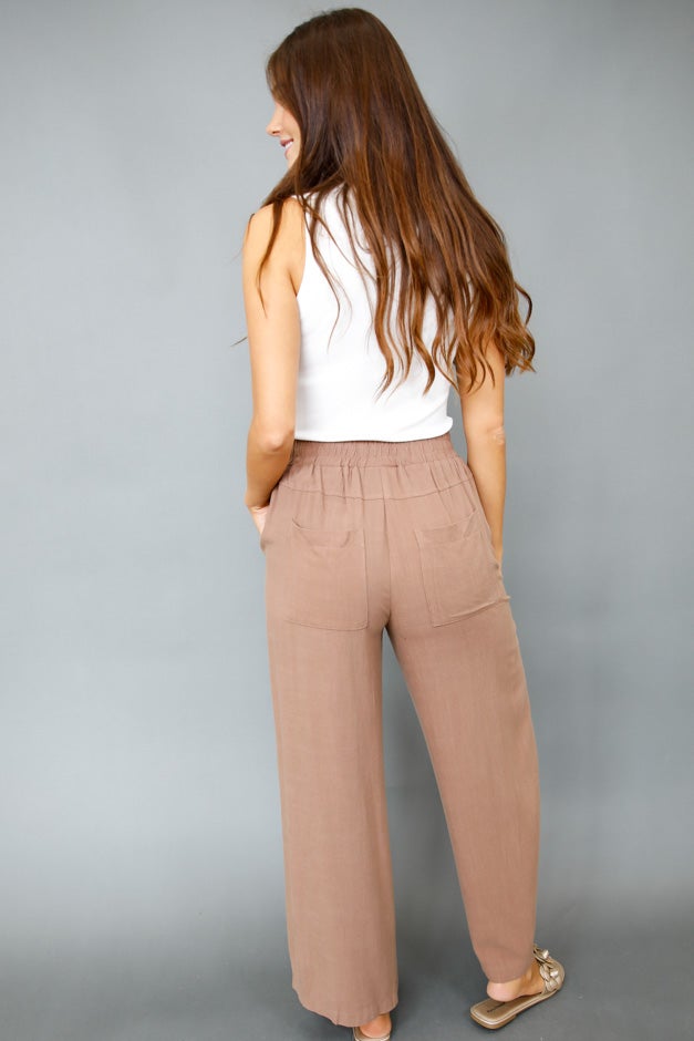 Seabreeze Linen Wide-Leg Pants
