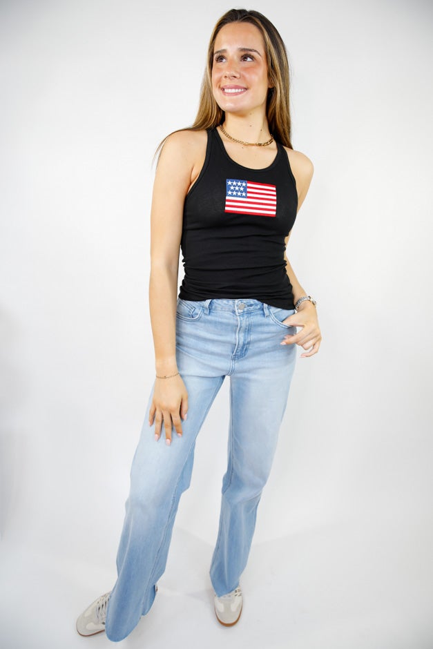 Stars in Style Ribbed Tank