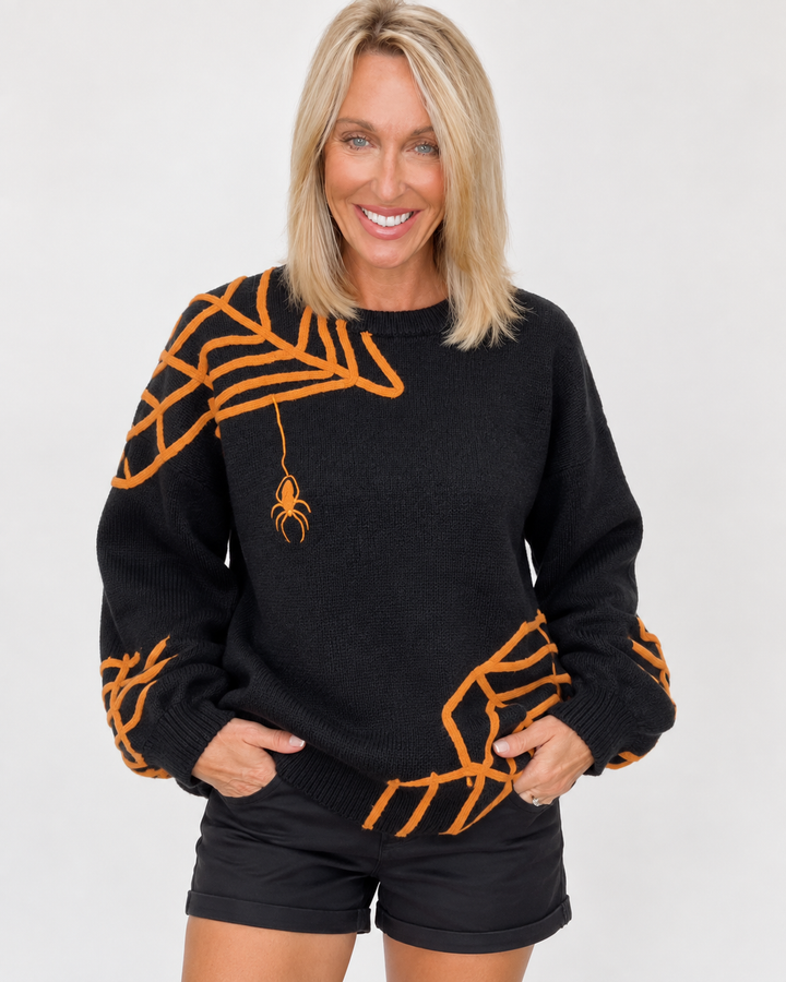 Caught in the Web Sweater