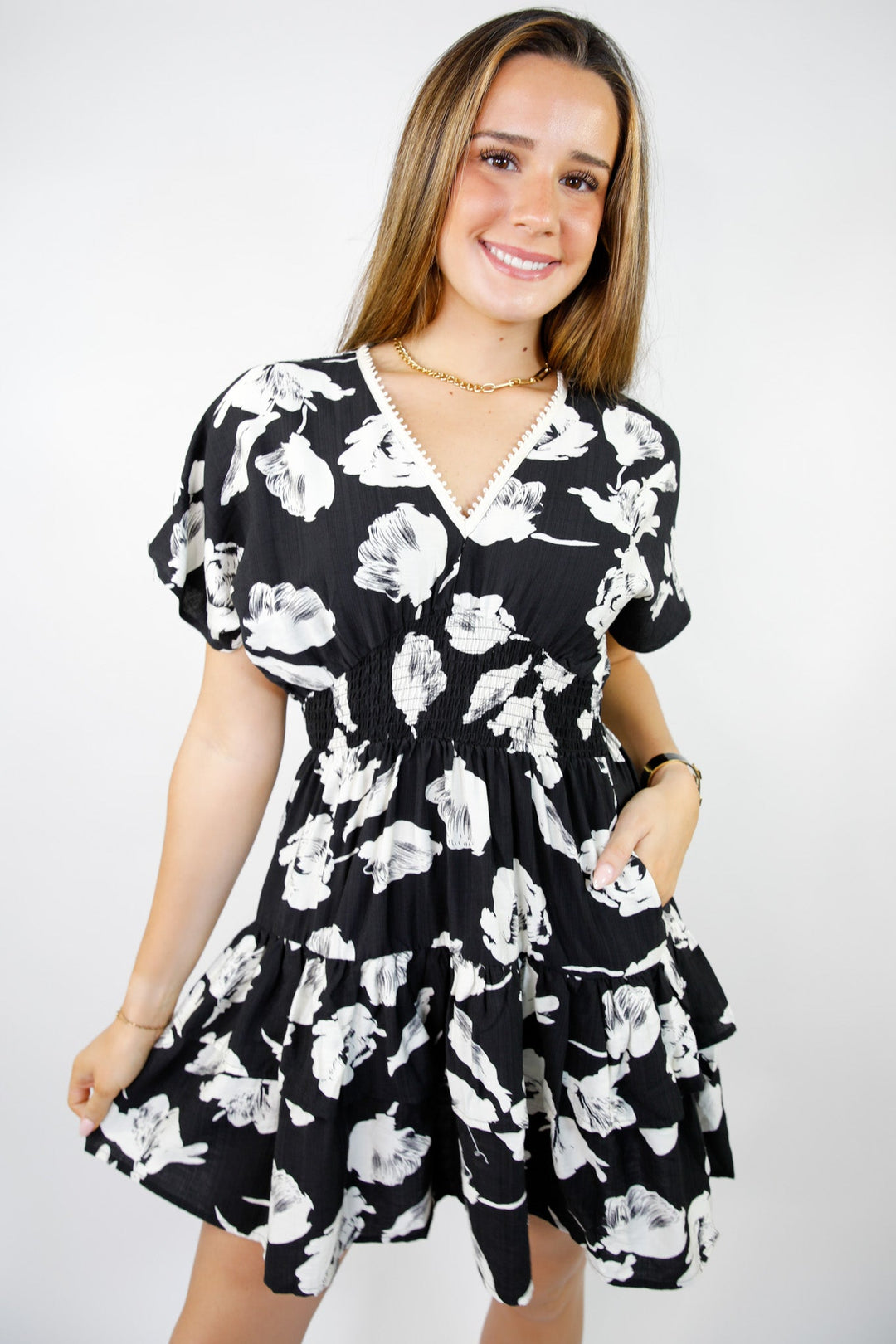 Twilight Florals Dress