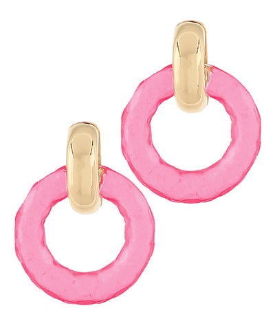 Tropic Pop Hoop Earrings *Final Sale*