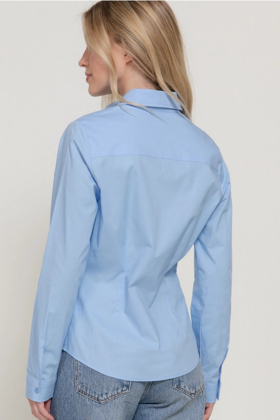 Perfectly Put Together Poplin Shirt
