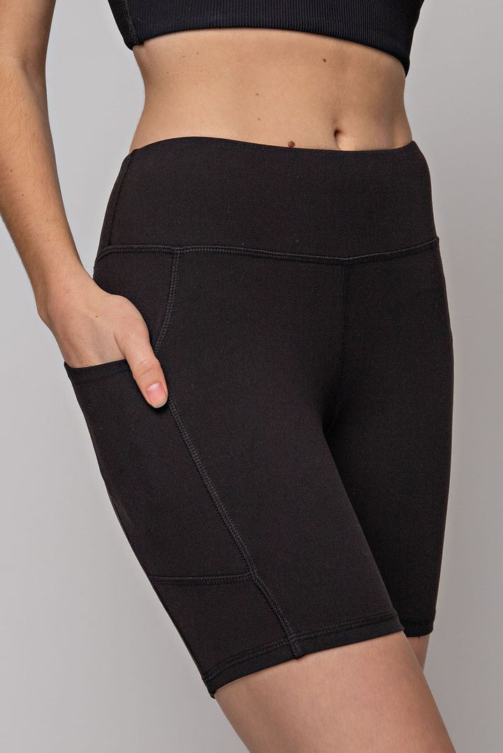 Feel The Groove Biker Shorts With Pockets